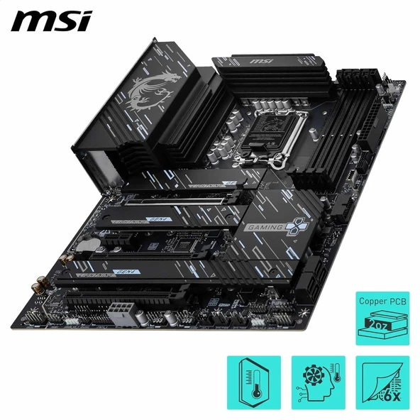 MSI Z890 GAMING PLUS WIFI SOKET 1851 DDR5 9200MHZ - 4