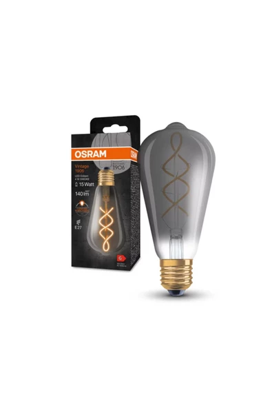 OSRAM LED EDISON FLAMENT 4W FÜME