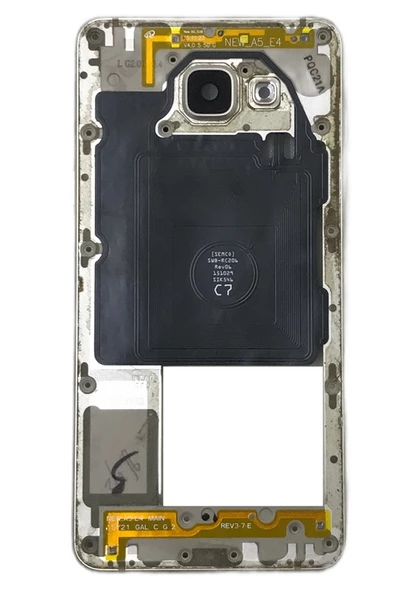 Gmr Samsung Galaxy Uyumlu A5 2016 A510 Orta Kasa -gold- - 7