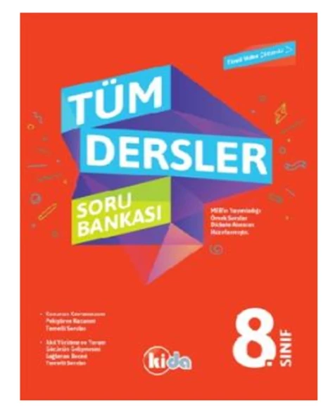 Kida 8.Sınıf Tüm Dersler Soru Bankası