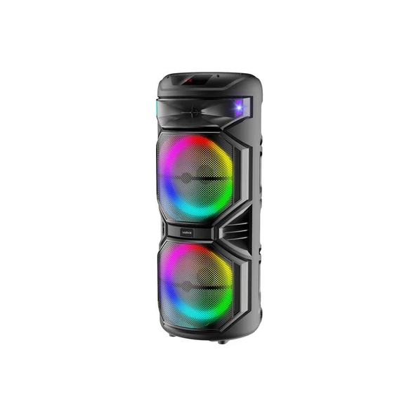 Sunix 60W 12V/4500 Mah Çift Mikrofonlu 30x2 Woofer 110 cm Bluetooth Hoparlör BTS-80S - 2