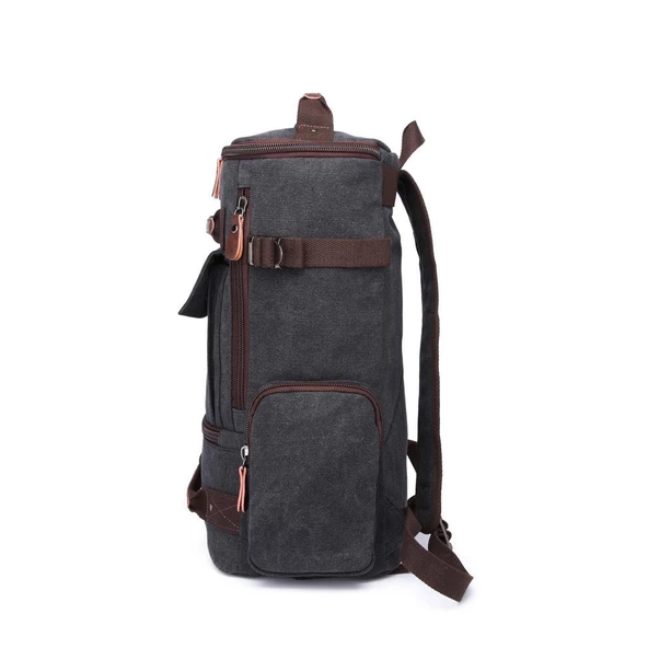 C-Active Büyük Boy Erkek Sırt Çantası Kanvas Kumaş 1258 - 6