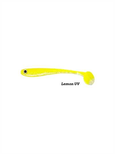 Fujin Bomb Shad 85mm Slikon Balık  Browny - 6