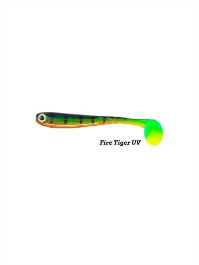 Fujin Bomb Shad 85mm Slikon Balık  Browny - 3