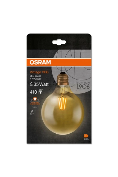 OSRAM LED GLOBE FLAMENT 4W GOLD - 2