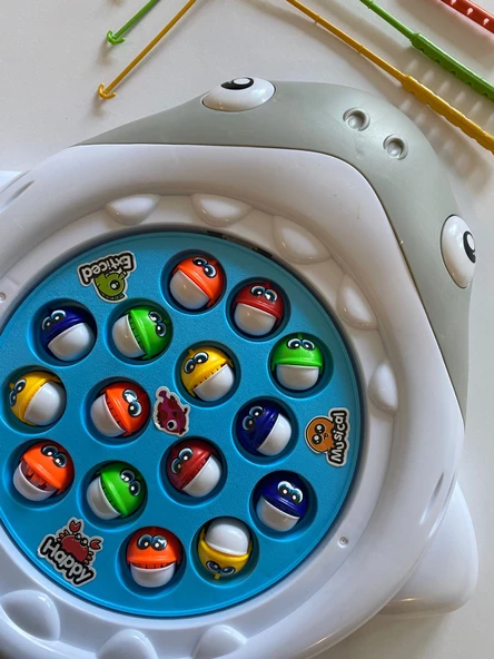 CTOYS Neşeli Balıklar Sesli ve Hareketli Balık Tutma Oyunu - 2