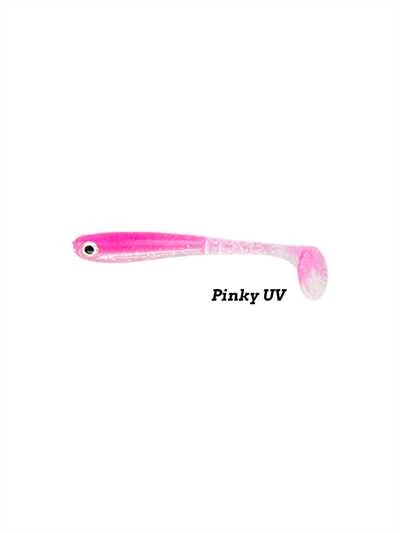 Fujin Bomb Shad 85mm Slikon Balık  Browny - 5