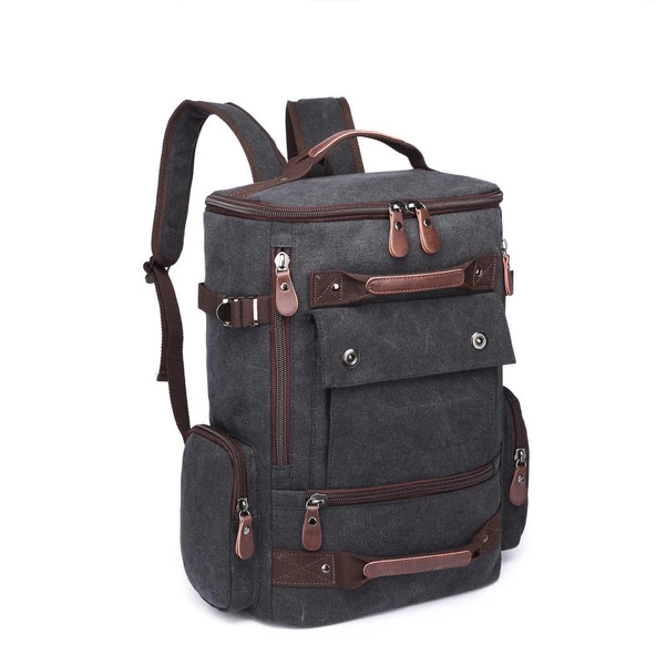 C-Active Büyük Boy Erkek Sırt Çantası Kanvas Kumaş 1258 - 5