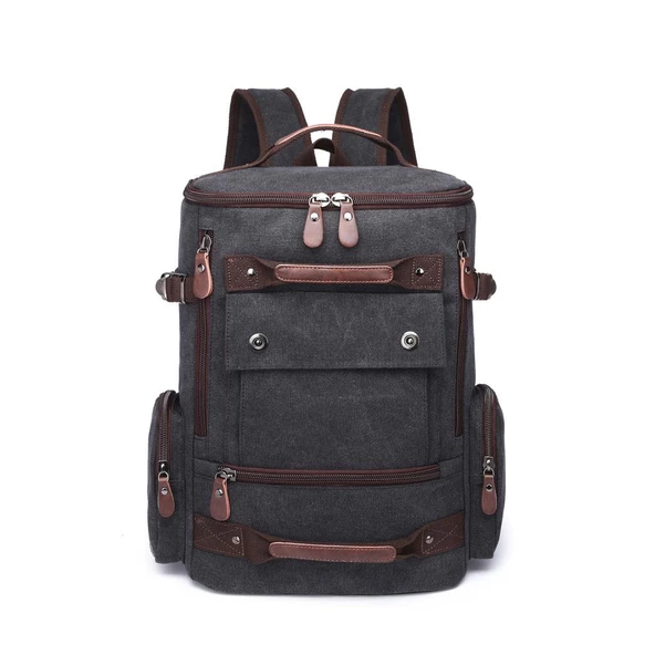 C-Active Büyük Boy Erkek Sırt Çantası Kanvas Kumaş 1258 - 3