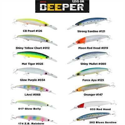 Fujin Deeper 125S-DR Slow Sinking Maket Balık  202 Blues Sardine