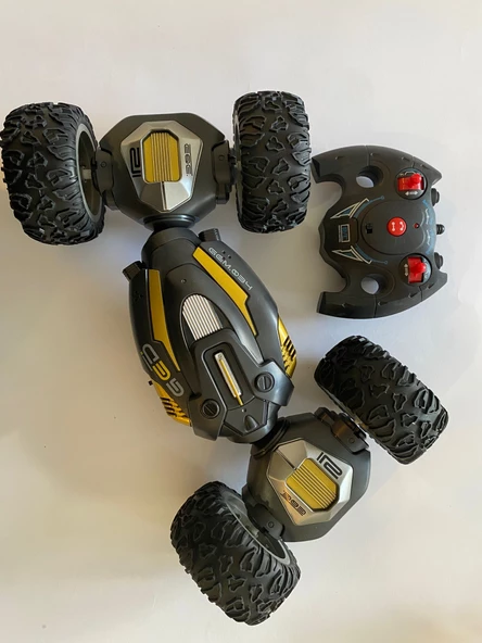 CTOYS Işıklı Sesli Uzaktan Kumandalı 360 Derece Dönebilen Araç Siyah - 2