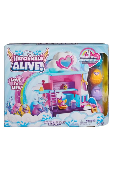 Hatchimals Alive 4 Mini Sürpriz Kreş Oyun Seti 6067631 - 5