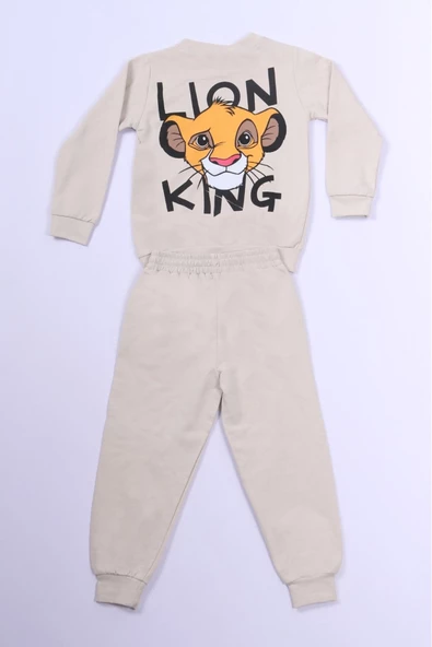 ERKEK ÇOCUK EŞOFMAN TAKIMI SIRT KAPLAN BASKI DETAYLI B51 - Resim 6