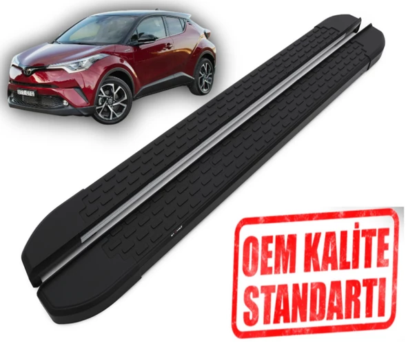 C-HR 2016 2017 2018 2019 2020 2021 2022 2023 2024 ARACA ÖZEL NEVADA SİYAH YAN BASAMAK ürün görseli 1