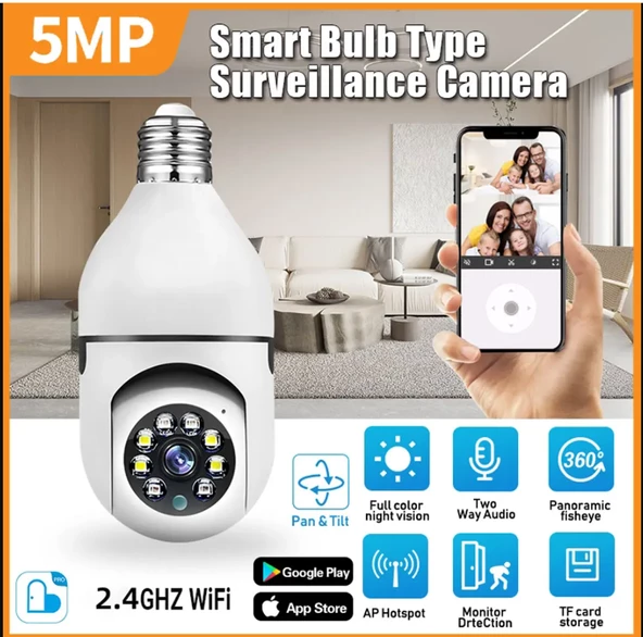 360 IP Ampül Kamera - 2