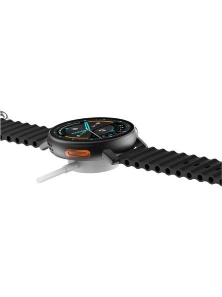 Logia Active 6 Yuvarlak Alüminyum Kasa Spor Akıllı Saat Siyah - 4