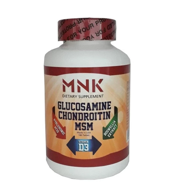 Mnk Glucosamine Chondroitin Msm Vit D3 180 Tablet