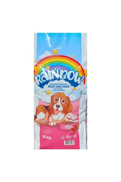 Rainbow Kuzu Etli Yetişkin Köpek Maması 15 Kg