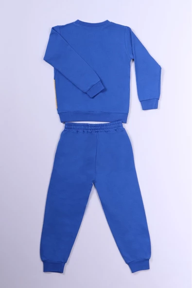 ERKEK ÇOCUK EŞOFMAN TAKIMI ASLAN KRAL BASKILI B56 - Resim 2