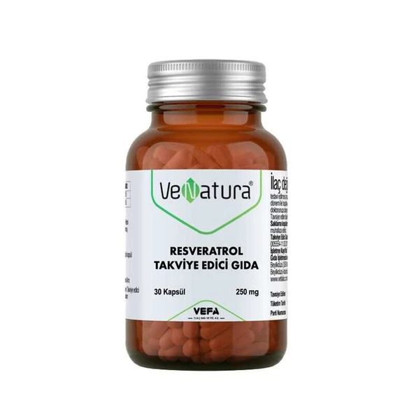 Venatura Resveratrol 250mg 30 Kapsül ürün görseli