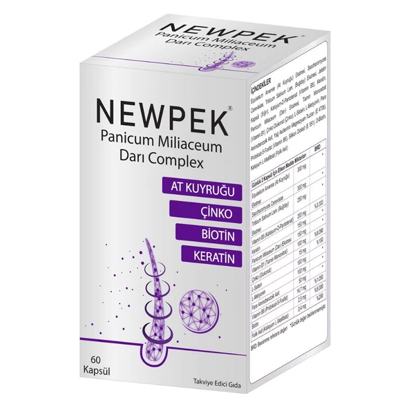 Newpek Panicum Miliaceum Darı Complex 60 Kapsül