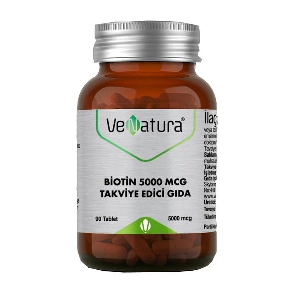 Venatura Biotin 5000mcg 90 Tablet ürün görseli