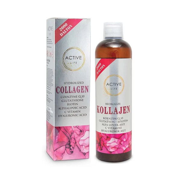 Active Life Kollagen İçeren Sıvı Takviye Edici Gıda 600 ml ürün görseli