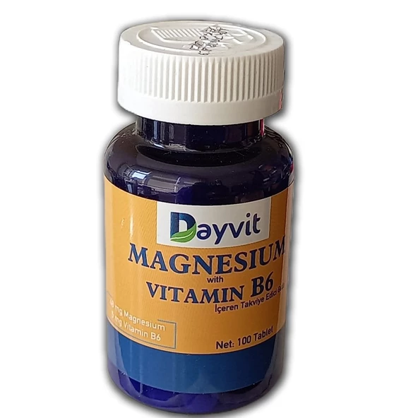 Dayvit Magnesium with Vitamin B6 100 Tablet