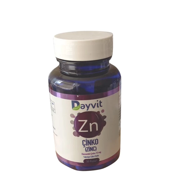 Dayvit ZN Çinko (Zinc) 15 MG 30 Kapsül ürün görseli