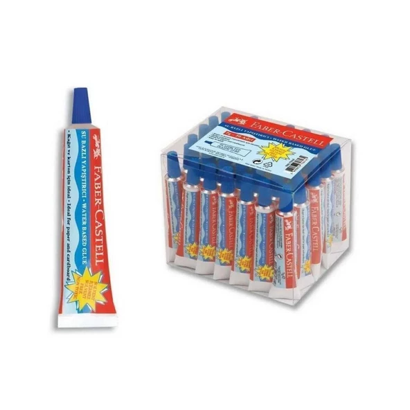 Faber Castell Sıvı Yapıştırıcı Su Bazlı 7 Gram 5088179645 - 50 Adet
