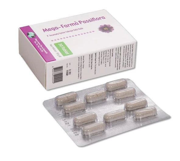 Mega Farma Passiflora 30 Tablet