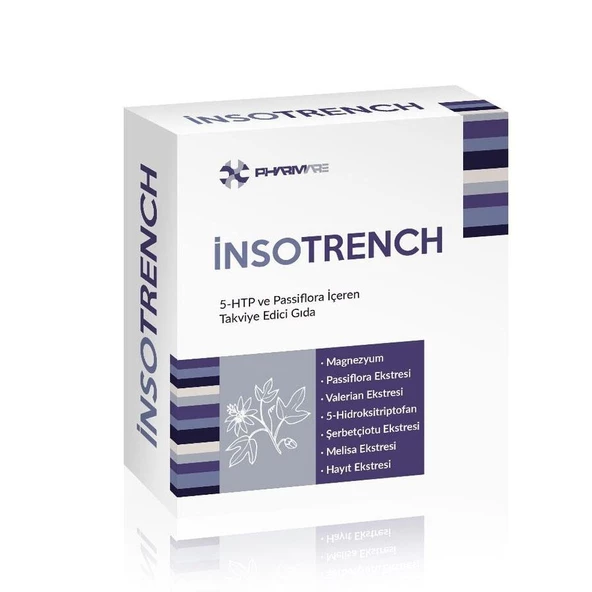 Insotrench 5-Htp ve Passiflora içerikli 30 Tablet