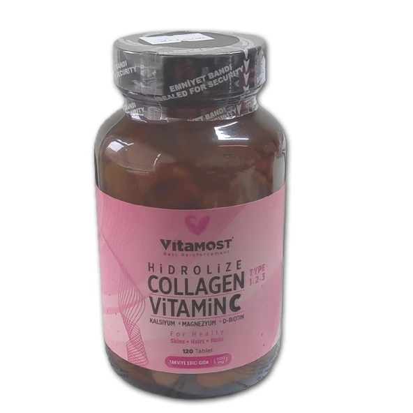 Vitamost Hidrolize Collagen Vitamin C 120 Tablet