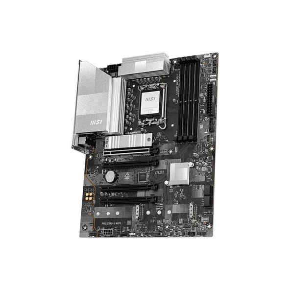 Msı Pro Z890-S Wıfı Soket 1851 Ddr5 8600Mhz(Oc) Usb 20Gbps3Xm.2 2Xtb4 Hdmı Dısplay 2.5G Lan Wıfı7 Atx - 3