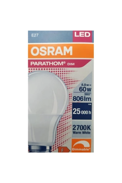OSRAM LED DİM 8.8W SARI IŞIK E27 - 2