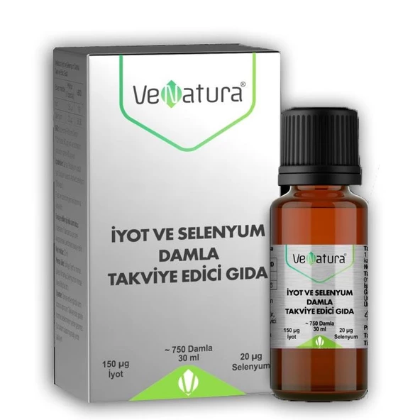 Venatura İyot + Selenyum Damla 30Ml