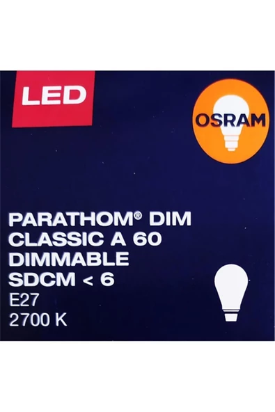OSRAM LED DİM 8.8W SARI IŞIK E27 - 4