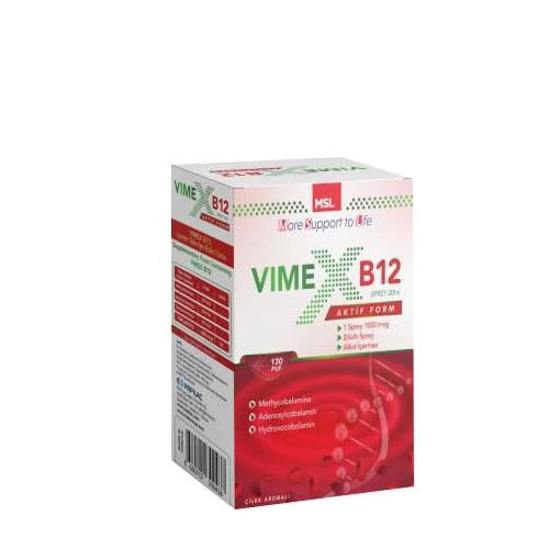 MSL Vimex B12 Vitamin B12 Dilatı Spreyi 10 ML