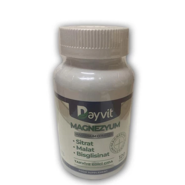 Dayvit Magnezyum Complex 120 Tablet ürün görseli