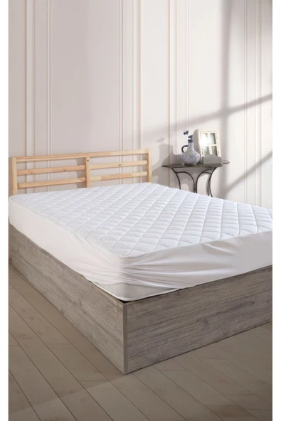 Formeya Pamukkale Alez Kapitone Fitted Yatak Koruyucu %100 Pamuk Alez (16 Ebat) - Resim 2