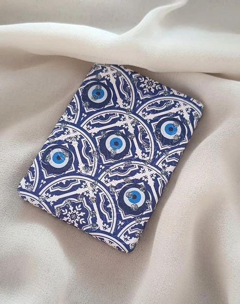 Ayna Makyaj Aynası Nazarlı Kötü Göz Model Cep Çanta El Aynası 17247