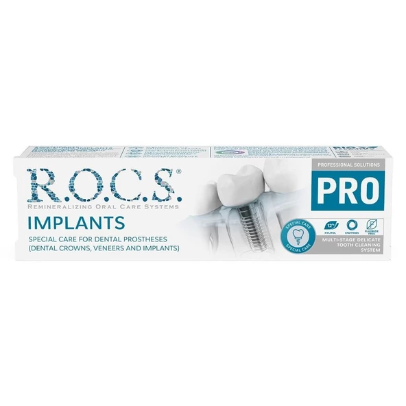 Rocs Pro Implants Diş Macunu 60 ML