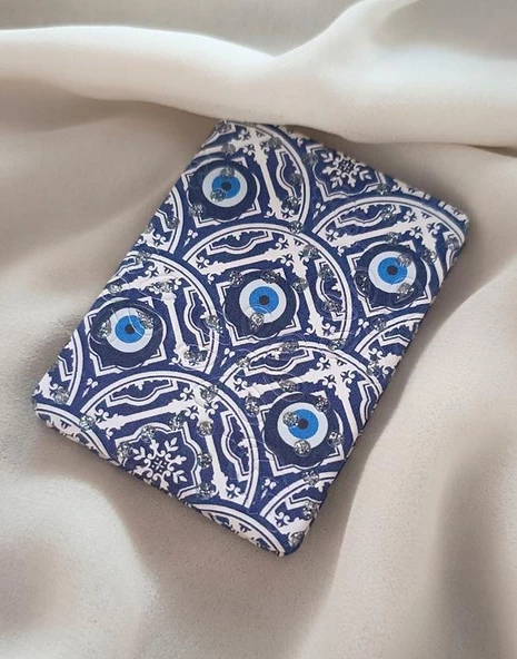 Ayna Makyaj Aynası Nazarlı Kötü Göz Model Cep Çanta El Aynası 17247 - 4