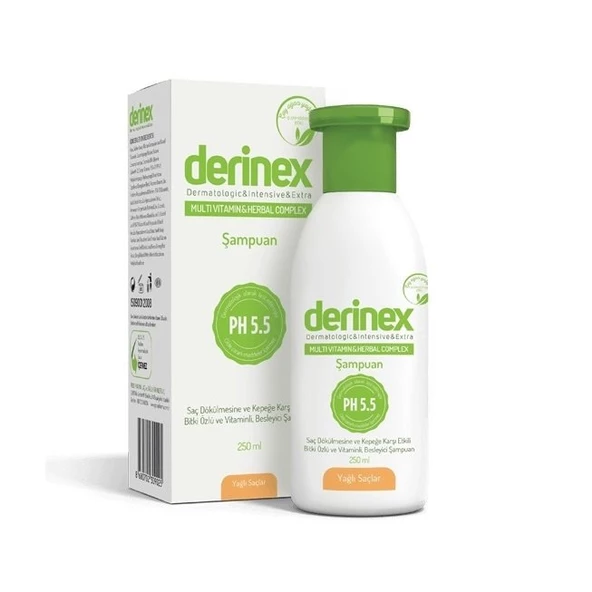 Derinex Saç Bakım Şampuanı 250 ml - Yağlı Saçlar İçin