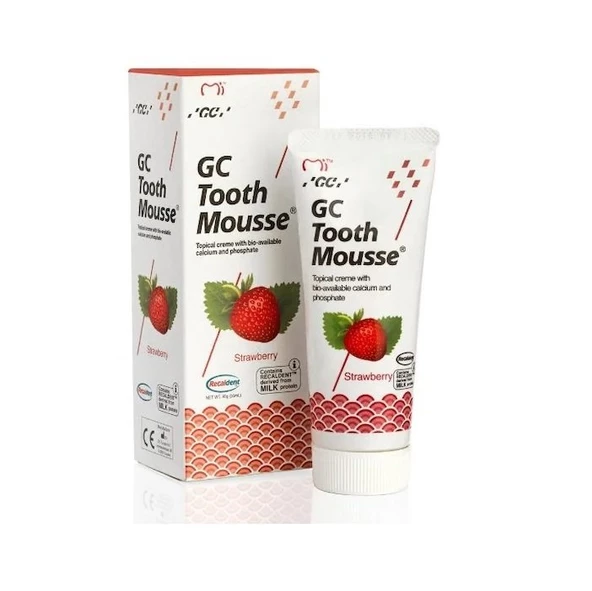 GC Tooth Mousse Strawberry - Diş Macunu Çilekli 40gr ( 35ml )