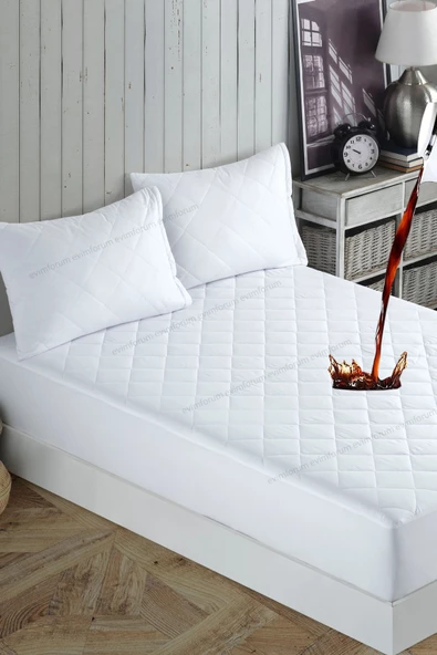 Formeya Adelya Kapitone Fitted Full Kenar Su Sıvı Geçirmez Yatak Koruyucu Alez Tek Çift Battal (16 Ebat) - Resim 4