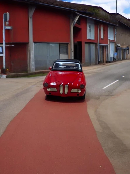 Nostaljik Metal Çek Bırak Araba Kırmızı Kapılar Açılır ( 1/36 Ölçek ) Mod:4 - Resim 2