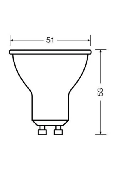 OSRAM LED GU10 SPOT LAMBA 4.5W SARI IŞIK - 4