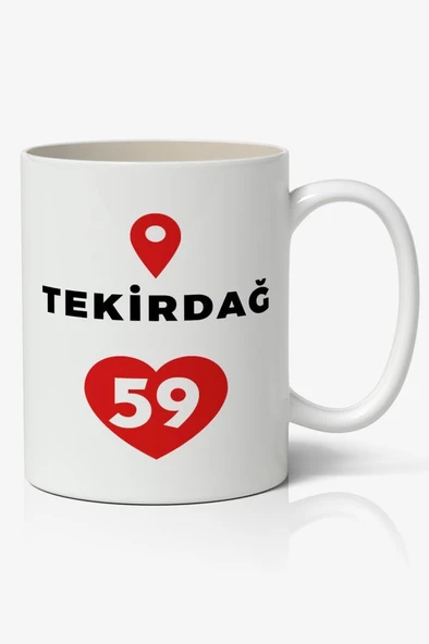 Tekirdağ Baskılı Kupa Bardak Baskılı Kahve Kupa Bardak ürün görseli