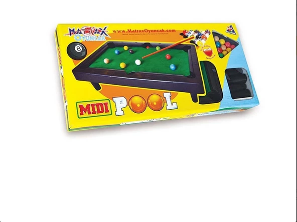 Matrax 040 Midi Pool Orta Boy Bilardo Oyunu